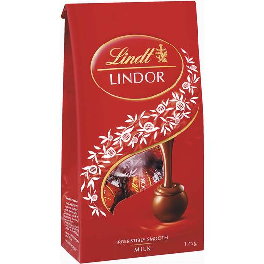 (image for) Lindt Lindor Chocolate Balls Milk (125g) - Click Image to Close
